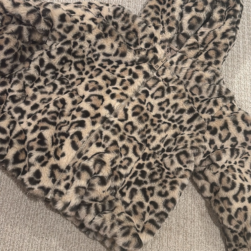 Zara Leopard Print Kids Jacket